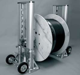 UNIROLLER 800 - размотчик барабанов с кабелем до 1500 кг, диаметром до 1400 мм